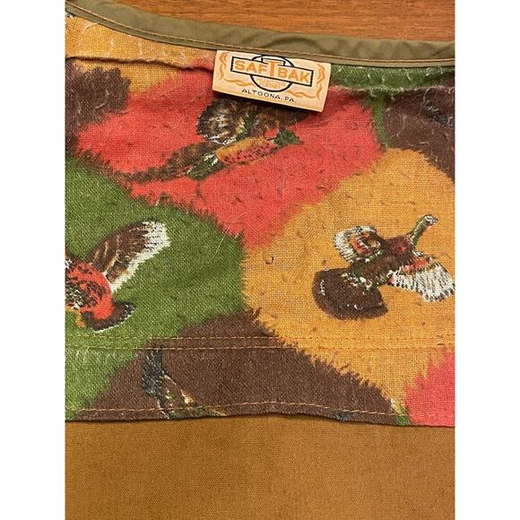 Vintage SafeTbak Hunting Best With Deer Patches And Pouch Safety Back - Picture 4 of 16
